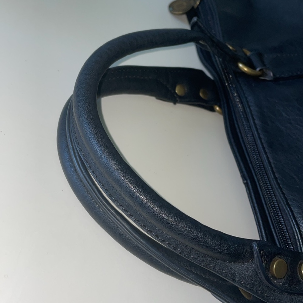Hayden harnett large whipstitch studded crossbody shoulder bag purse tote - Picture 6 of 7